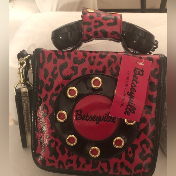 Betsey Johnson Handbags - Betsey Johnson telephone purse